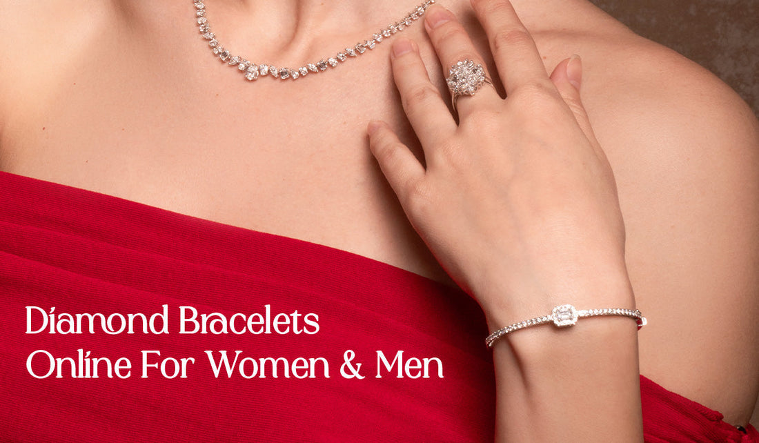 Diamond Bracelets Online for Women & Men