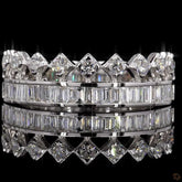 Prism Grid Band Ring