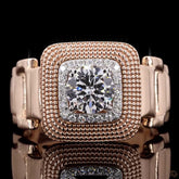 Halo Edge Men's Ring