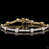 Golden Current Bracelet