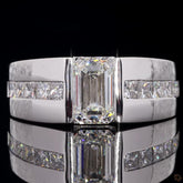Axis Linear Diamond Ring
