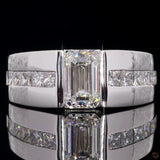 Axis Linear Diamond Ring