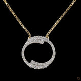 Diamond Swirl Pendant