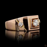 Bastion Solitaire Ring