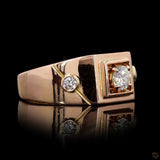 Bastion Solitaire Ring