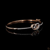 Womens Oval Stiff Bracelet