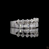 Prism Grid Band Ring