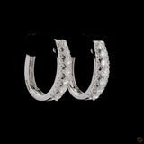 Dome Blaze Hoop Earrings