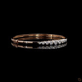 Womens Oval Stiff Bracelet