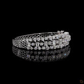 Womens Oval Stiff Bracelet
