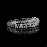 Womens Oval Stiff Bracelet