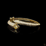 Womens Oval Stiff Bracelet