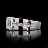 Axis Linear Diamond Ring