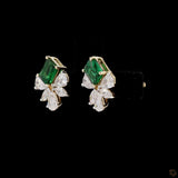 Jade Frond Earrings