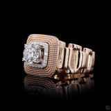 Halo Edge Men's Ring