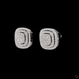 Tiered Block Earrings