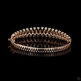 Womens Oval Stiff Bracelet