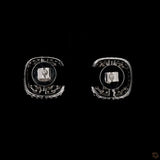 Tiered Block Earrings