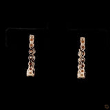 Diamond Ladder Earrings