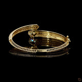 Womens Oval Stiff Bracelet
