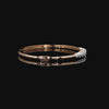 Womens Oval Stiff Bracelet