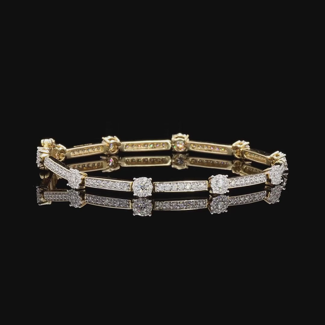 Golden Current Bracelet