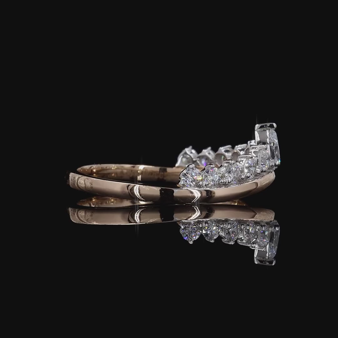 Zenith Pear Ring