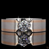 Chiseled Duo Ring