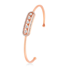 Womens Oval cuff Bracelet
