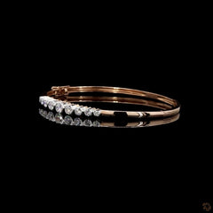 Womens Oval Stiff Bracelet