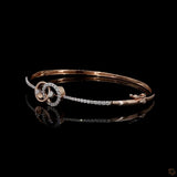 Womens Oval Stiff Bracelet