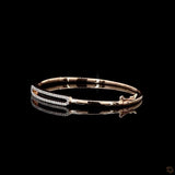 Womens Oval Stiff Bracelet