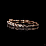 Womens Oval Stiff Bracelet