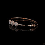 Womens Oval Stiff Bracelet