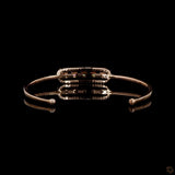 Womens Oval Stiff Bracelet