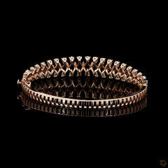 Womens Oval Stiff Bracelet