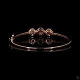 Womens Oval Stiff Bracelet