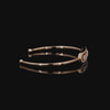 Womens Oval Stiff Bracelet
