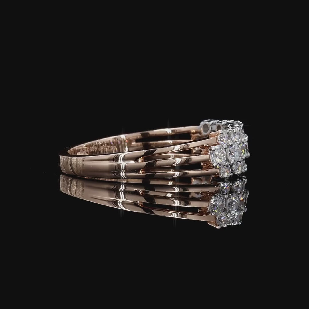 Gleam Cascade Ring