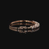 Womens Oval Stiff Bracelet