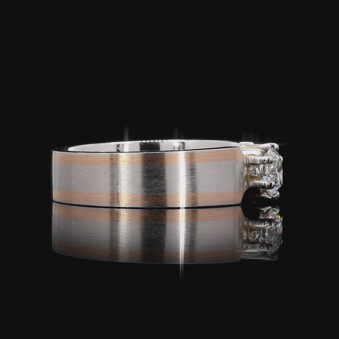 Chiseled Duo Ring