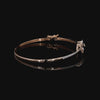 Womens Oval Stiff Bracelet