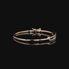 Womens Oval Stiff Bracelet